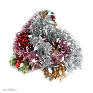 Top selling christmas festival decorative tinsel wholesale