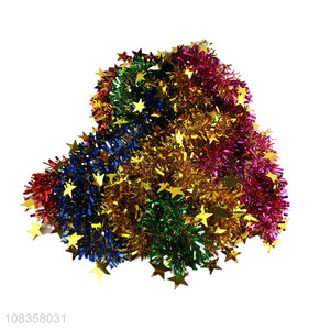 China products colourful party festival hanging decorative tinsel