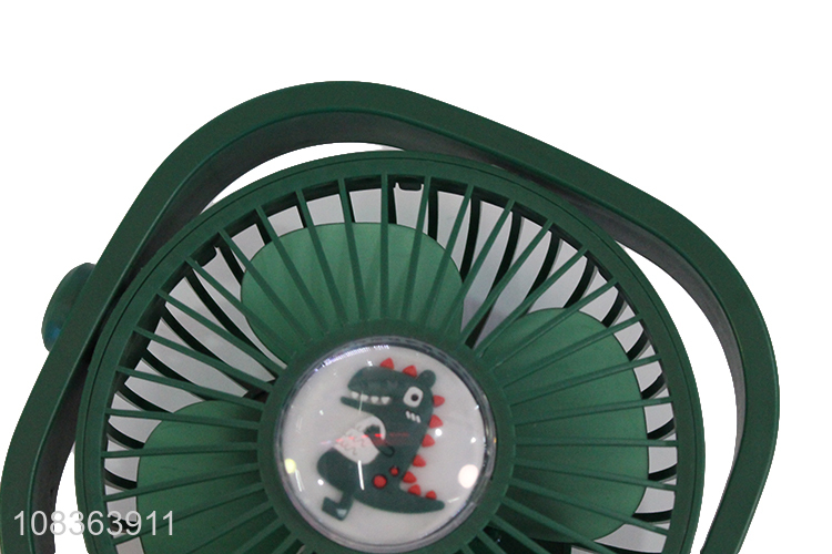 Custom logo ubs rechargeable clip on fan portable fan mini desk fan