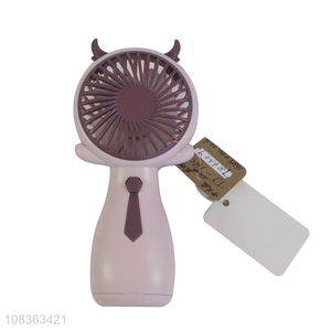 New imports mini handheld fan rechargeable desk fan for students