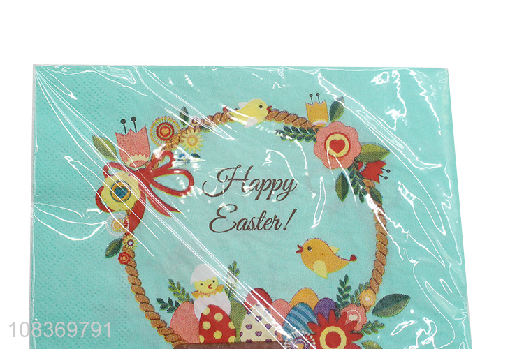 China wholesale party paper napkin facial tissue for Easter