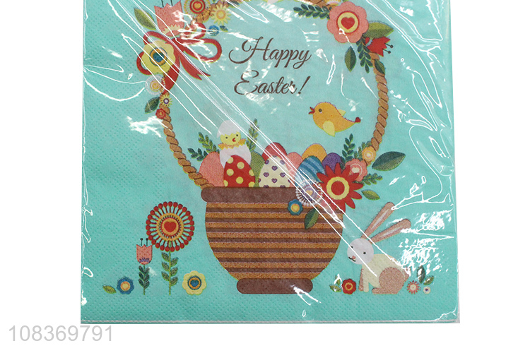 China wholesale party paper napkin facial tissue for Easter