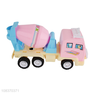 Hot selling urban cement mixer cement truck cartoon construction truck