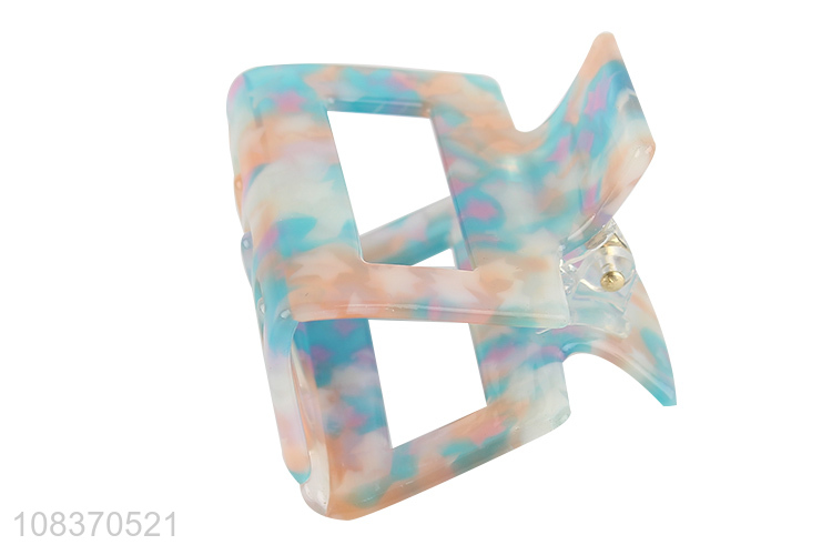 Fashion Colorful Hair Clip Plastic Hair Claw For Sale