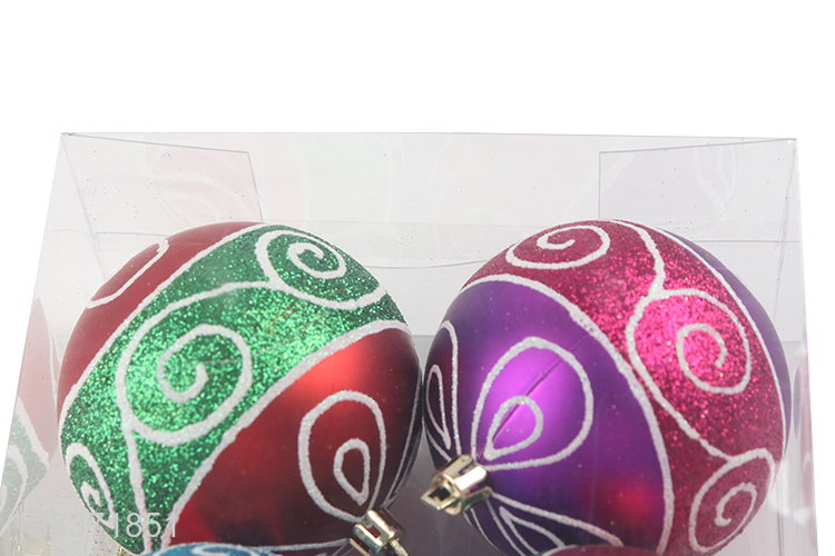 Wholesale 4 pieces shatterproof Christmas balls Christmas tree ornaments baubles