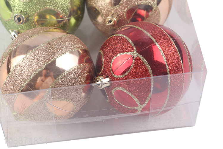 Wholesale 4 pieces Christmas balls Christmas tree ornaments hanging decorations