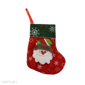 Cartoon Christmas Socks Gift Bag Christmas Ornament