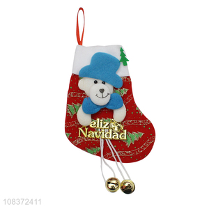 Wholesale Cartoon Christmas Stocking Christmas Hanging Ornaments