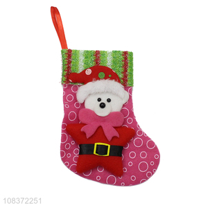 Wholesale Fashionable Christmas Socks Candy Gift Bag
