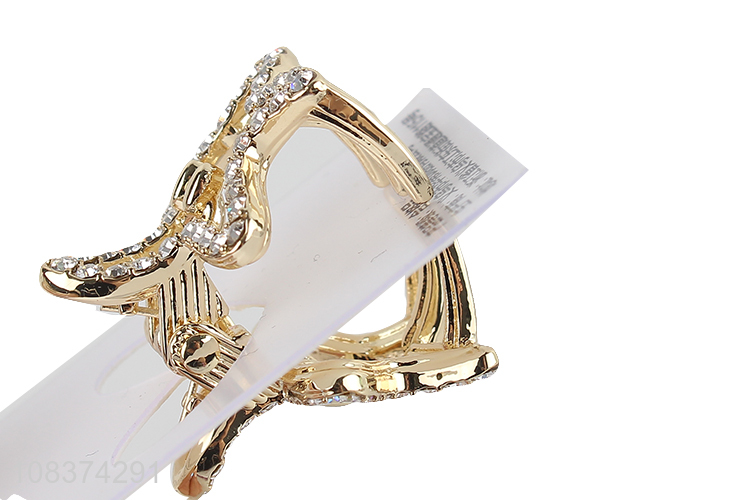 Latest design star shape delicate mini hair claws for ladies