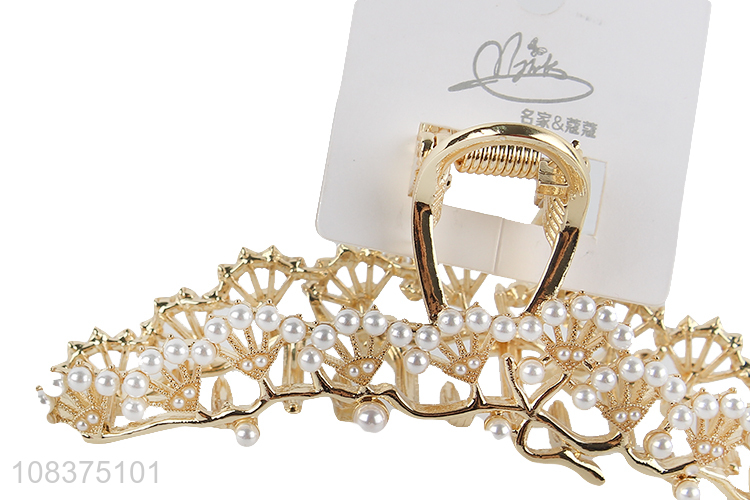 Popular products delicate alloy hair claw for hair decoration