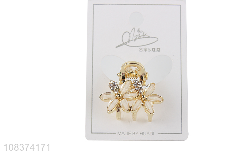 New design flower shaped mini hair claws for women