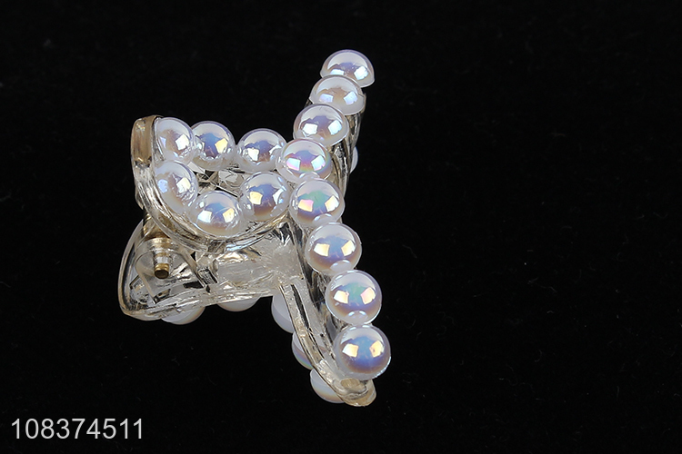 Top quality pearl decoration hair claw hair decoration