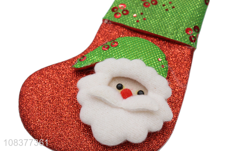 China factory cute santa claus christmas socks for sale