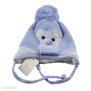 Good Sale Cartoon Earmuffs Hat Kids Winter Hat