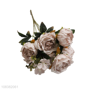 Best price art rose flower fake flower for decoration