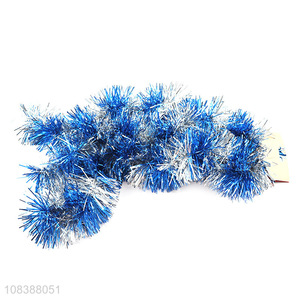 New imports metallic tinsel garlic Christmas tinsels for home decoration