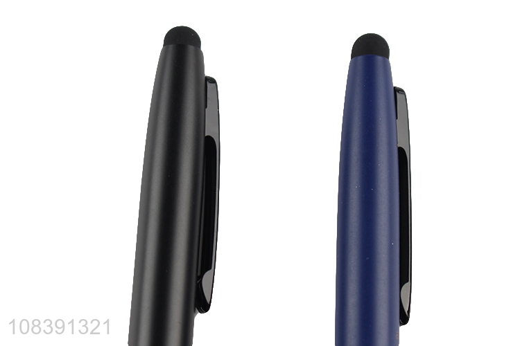 Custom logo touch screen ballpoint pensn metal touch pen for tablet