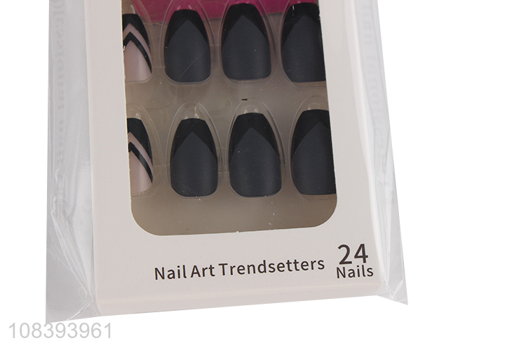 Hot product mixed matte glossy press on fake nails set for women