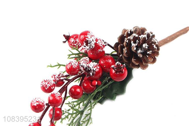 China products party decoration pine cone christmas picks