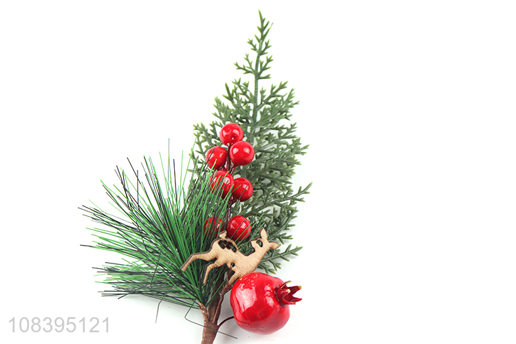 Creative design pine cone christmas twigs christmas picks