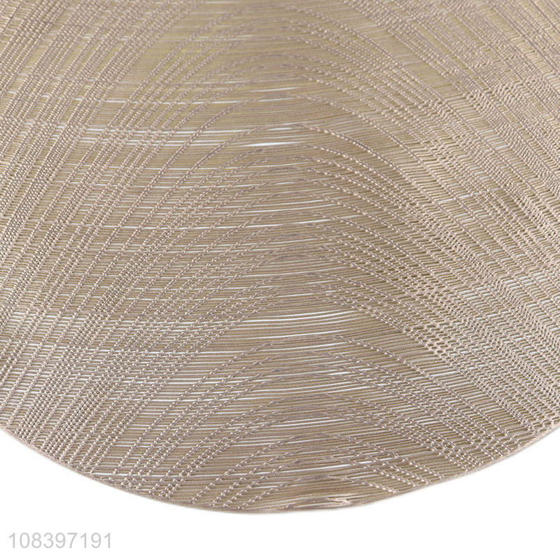 Hot sale laminated pvc table mat placemats for charger plates