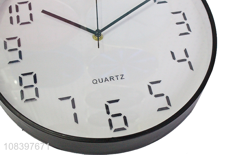 New arrival home silent wall clock digital clock with battery