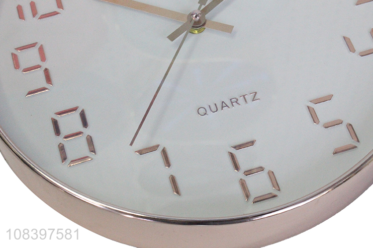 New products round silent quartz wall clock for sale