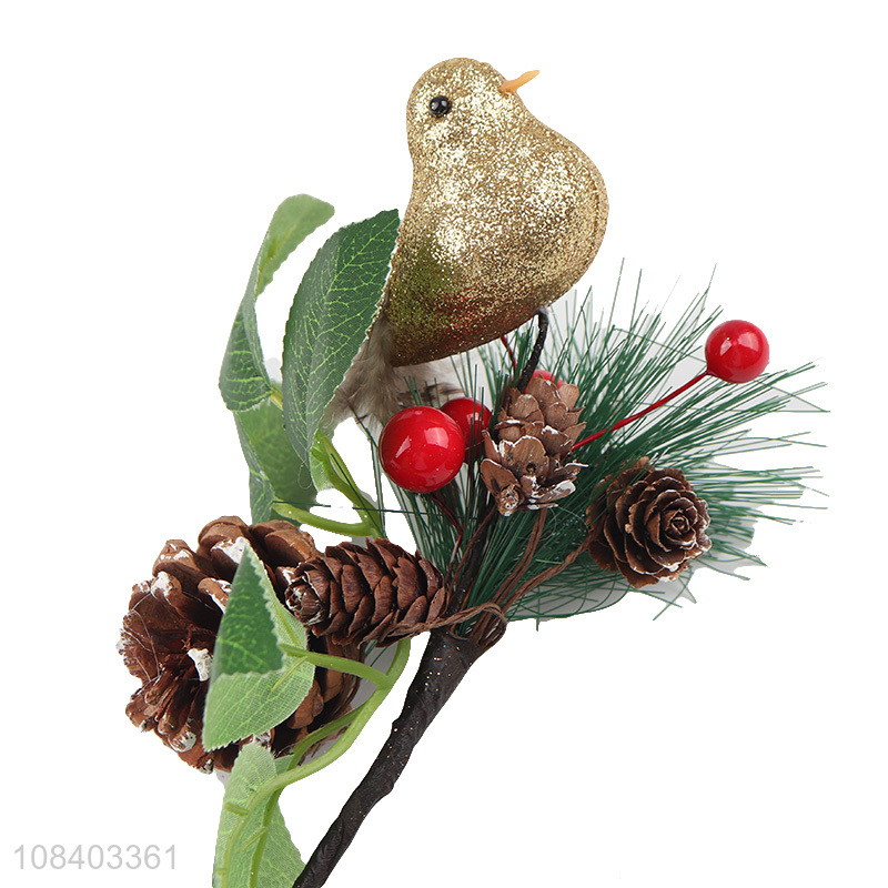 China sourcing pine cone christmas picks twigs for sale