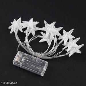 Wholesale star string lights party christmas ornaments