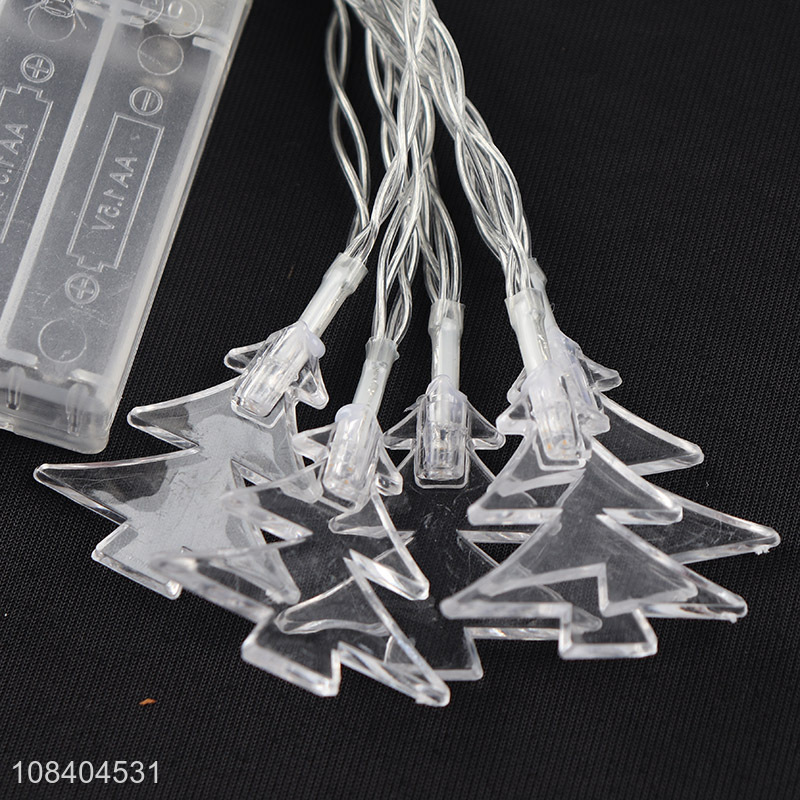 Yiwu direct sale plastic christmas lights string for hanging