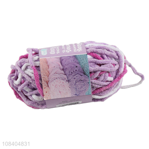 Low price wholesale coarse yarn manual polyester yarn