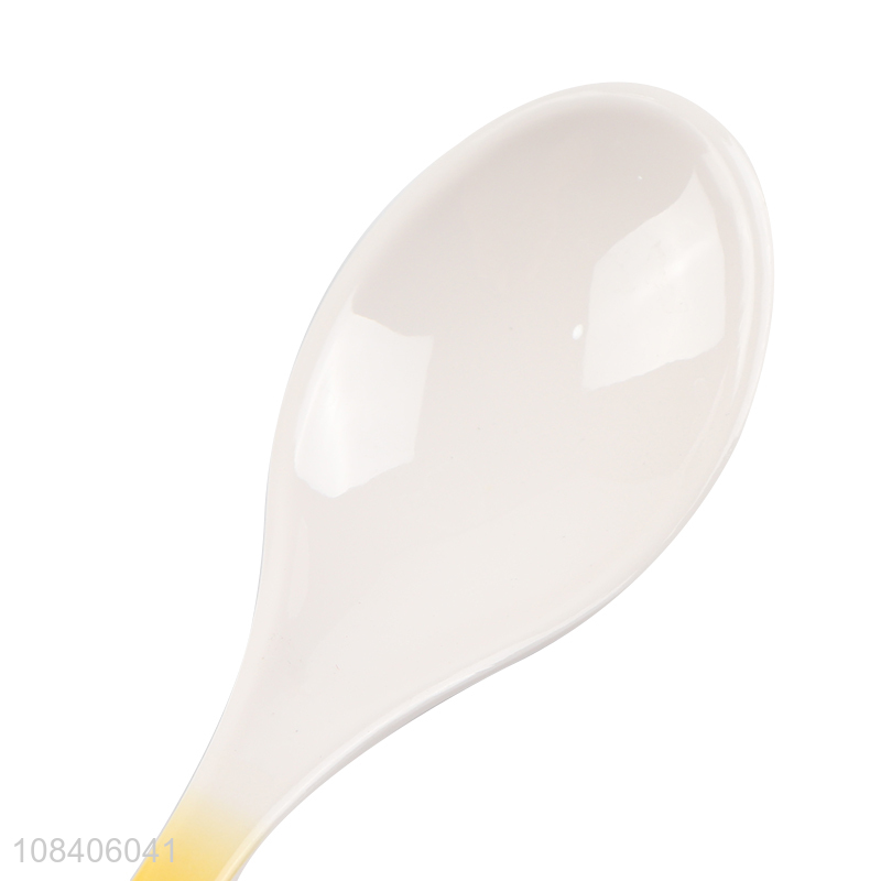 Wholesale price anti-drop melamine dinner spoon