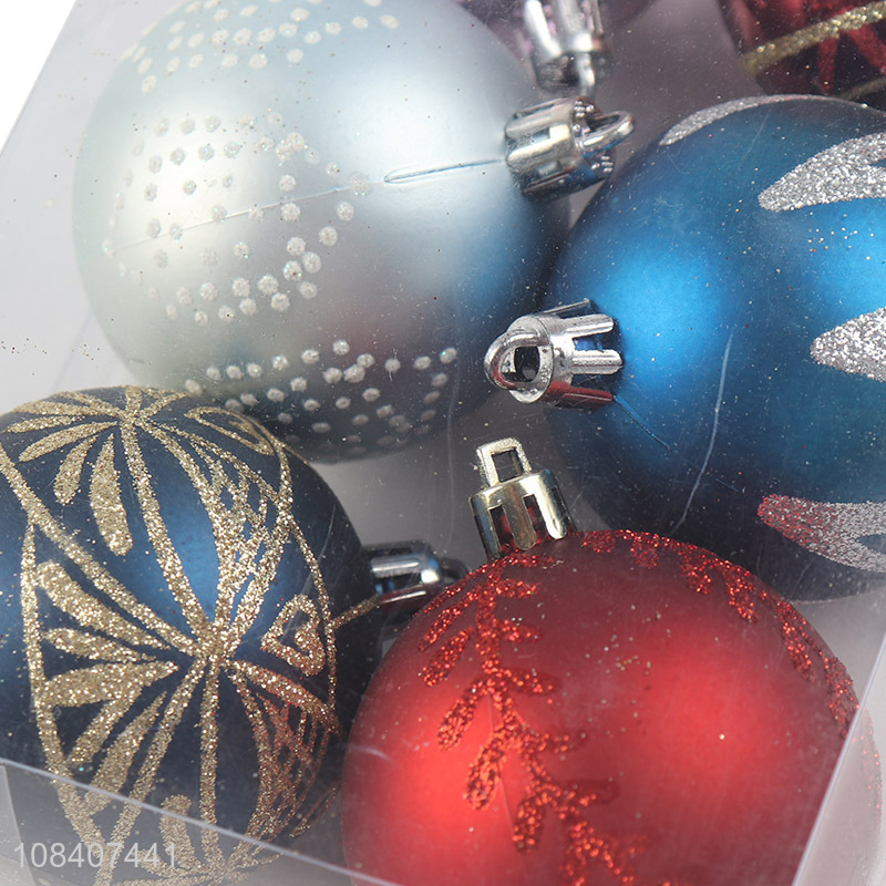 Wholesale 6 pieces christmas balls christmas tree ornaments