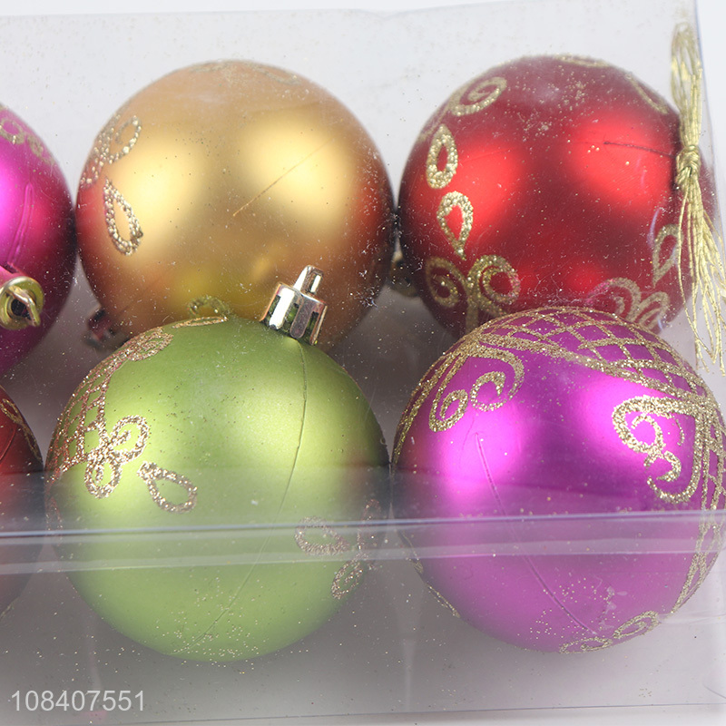 Wholesale 6pcs christmas balls party decorative ornaments