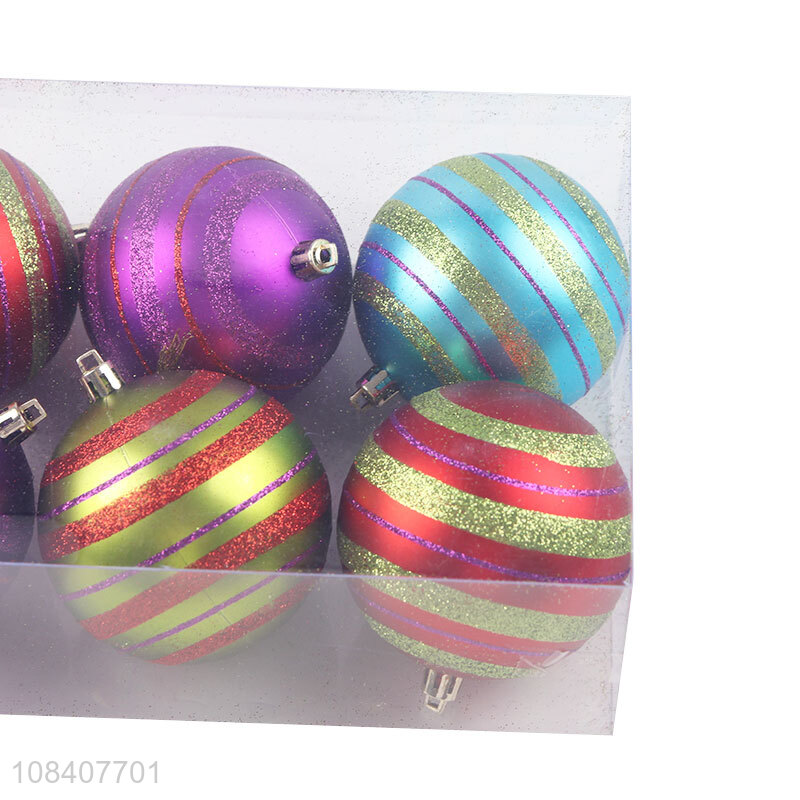 Hot selling 6pcs christmas balls hangings for christmas tree