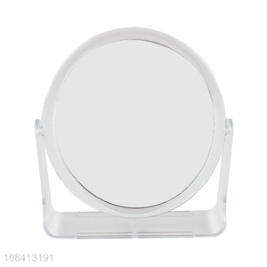 Factory supply desktop standing women cosmetic mirror makeup mirror