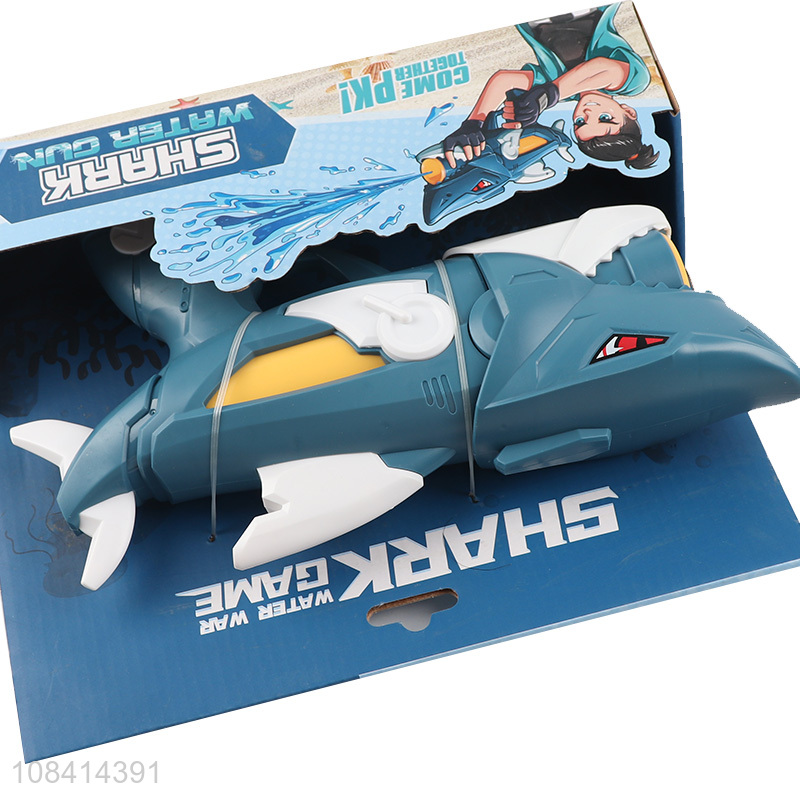 Popular products shark shape plastic water gun toys for sale