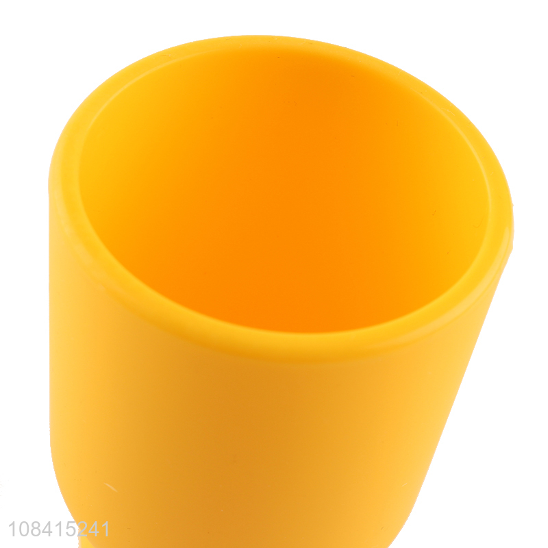 Hot selling yellow silicone beer mug wine cups