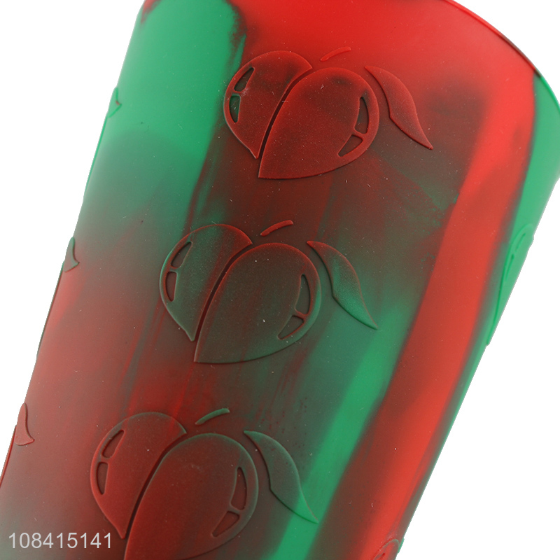Wholesale price creative fruit pattern series silicone cup