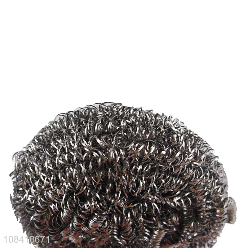 Good quality 4 pieces steel wire cleaning ball kitchen steel wool