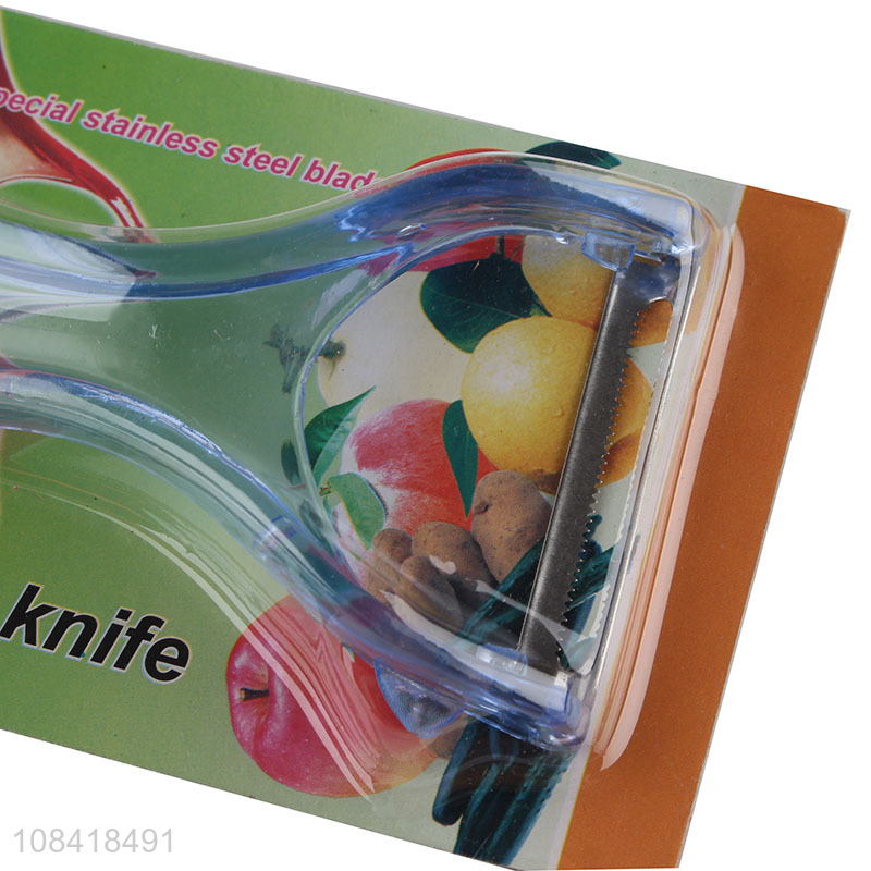 Good quality durable plastic handle vegetable fruit peeler kitchen tools