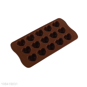 Good quality heart shape silicone chocolate mould for sale