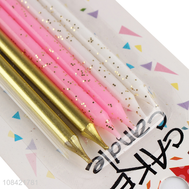 Low price creative glitter birthday candles wholesale