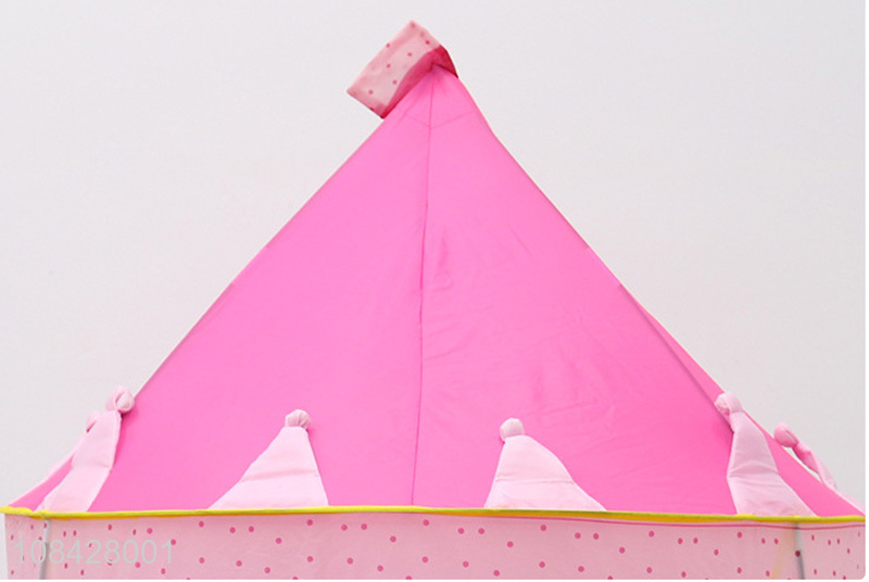 Best selling children indoor princess toy house castle tent