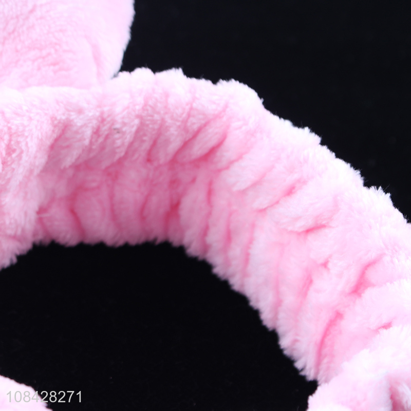 Factory supply rabbit ear hairband girls cute headband