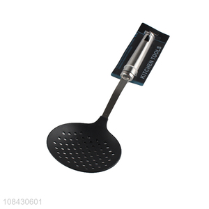 High quality long handle slotted spoon colanders