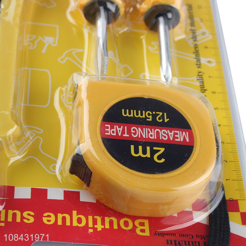 Factory direct sales tape measure screwdriver utility knife set