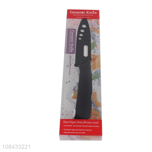 Yiwu market 4 inches white-blade ceramic knife wholesale