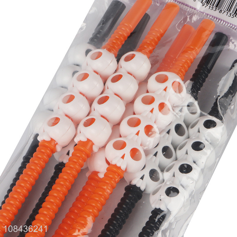 China wholesale party supplies Halloween drinking straw